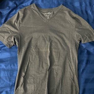 Express gray V-neck